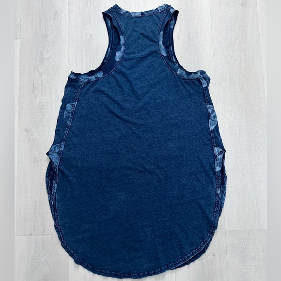 NWOT Free People We The Free Lilah Tank Tunic in Indigo Size Small - Picture 3 of 11
